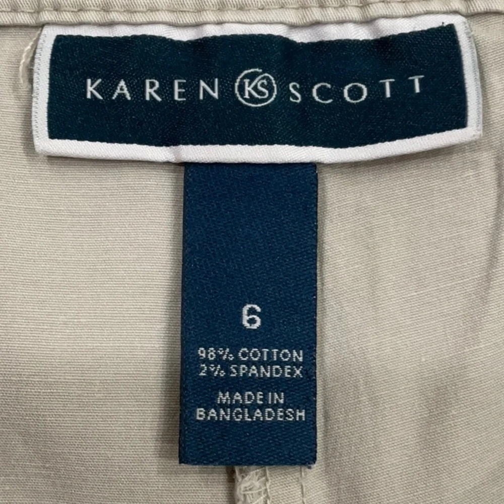 KAREN KS SCOTT three 3️⃣ shots khaki, black and red skirts size 6